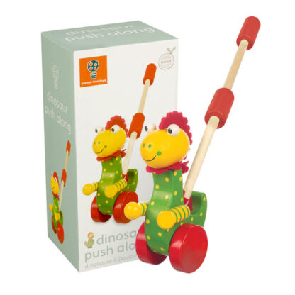 Orange Tree Dinosaur Boxed Push Along