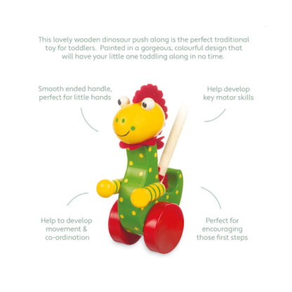 Orange Tree Dinosaur Boxed Push Along - Image 3
