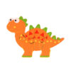 Orange Tree Dinosaur Stegosaurus Mini Puzzle
