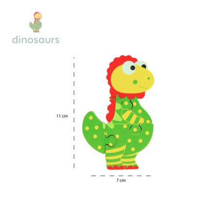 Orange Tree Dinosaur Mini Puzzle - Image 4