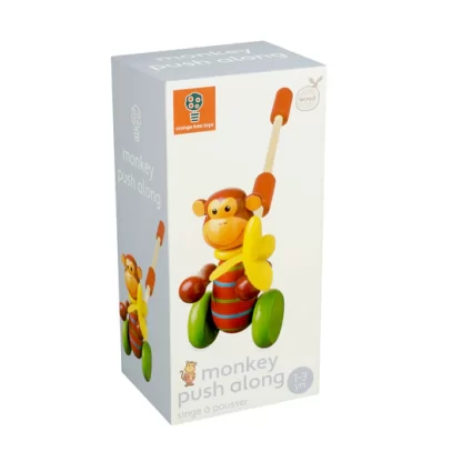 Orange Tree Monkey Boxed Push Along - Image 4