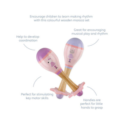 Orange Tree Pink Mouse Maraca Set - Image 2