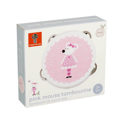 Orange Tree Pink Mouse Tambourine - Image 4