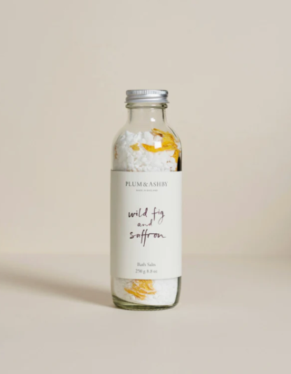 Plum and Ashby Wild Fig and Saffron Bath Salts