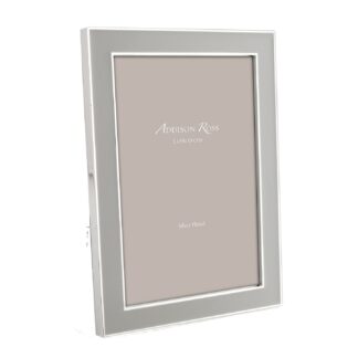 Addison Ross Chiffon Enamel and Silver Frame 6" x 4"