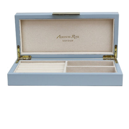 Addison Ross Powder Blue Laquer and Gold Box 4x9 - Image 2