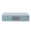 Addison Ross Powder Blue Laquer and Silver Box 4x9