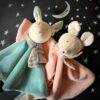 Moulin Roty De Danse Blue Rabbit Comforter - Image 2