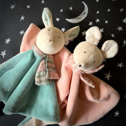 Moulin Roty De Danse Pink Mouse Comforter - Image 3