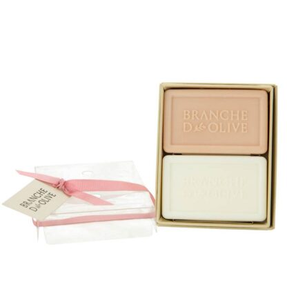Branche D'Olive Boxed Hand Soap Rose and Muguet - Image 2