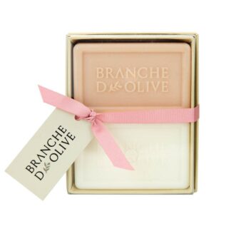 Branche D'Olive Boxed Hand Soap Rose and Muguet