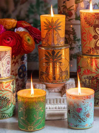 Ortigia Melograno Decorated Candle Small - Image 2