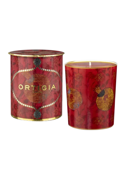 Ortigia Melograno Decorated Candle Small