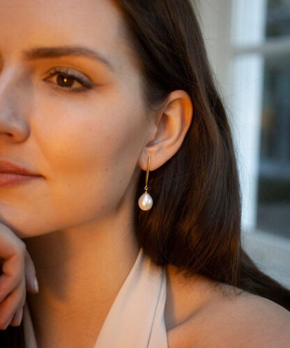 Claudia Bradby Coco Epee Drop Earrings Gold