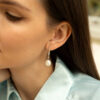 Claudia Bradby Coco Epee Drop Earrings Silver