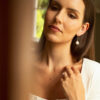 Claudia Bradby Coco Epee Drop Earrings Silver - Image 3