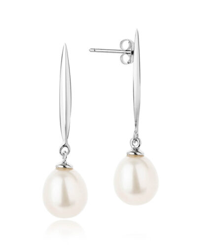 Claudia Bradby Coco Epee Drop Earrings Silver - Image 2