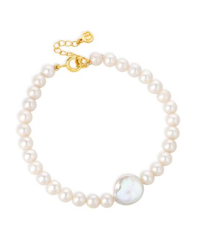 Claudia Bradby Coco Coin Bracelet Gold - Image 3