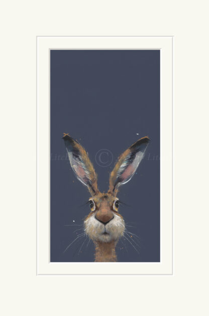 Nicky Litchfield MIDNIGHT HARE Mounted Print