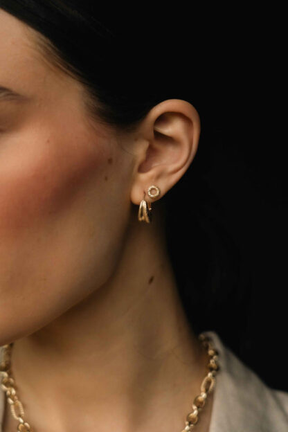 Tutti & Co Arise Earrings Gold (EA604G) - Image 3