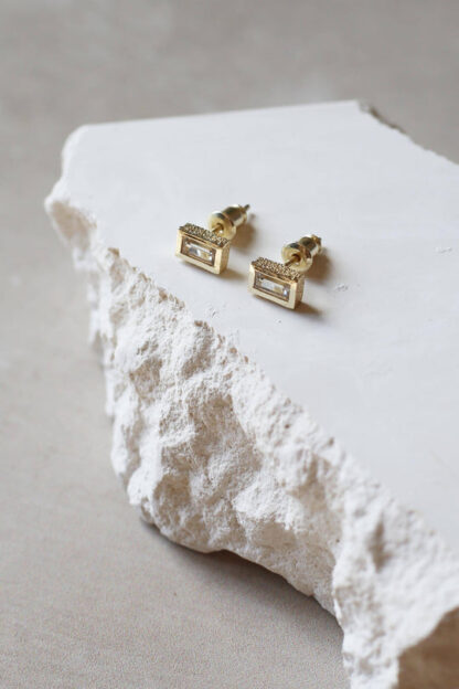 Tutti & Co Flare Earrings Gold (EA606G) - Image 2