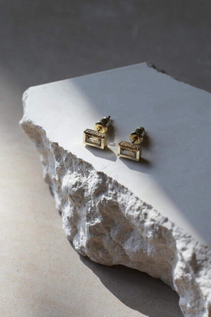 Tutti & Co Flare Earrings Gold (EA606G) - Image 4