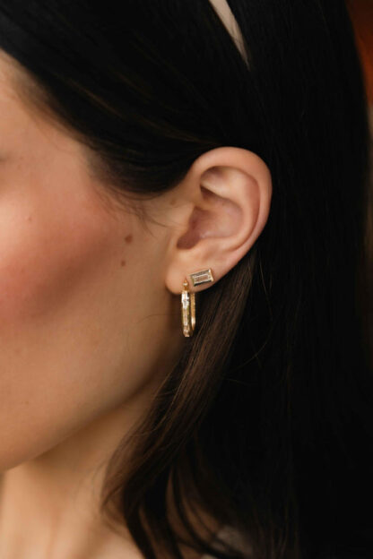 Tutti & Co Flare Earrings Gold (EA606G)