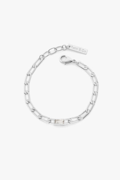 Tutti & Co Gleam Bracelet Silver (BR635S) - Image 2