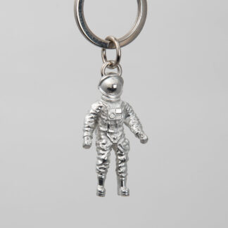 Lancaster & Gibbings Pewter Key Ring Astronaut