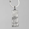 Lancaster & Gibbings Pewter Key Ring Cow Parsley