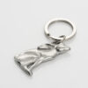 Lancaster & Gibbings Pewter Key Ring Moon Gazing Hare - Image 2