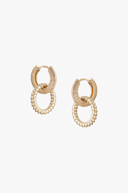 Tutti & Co Amber Earrings Gold (EA617G) - Image 2
