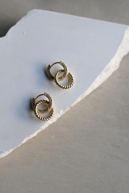 Tutti & Co Amber Earrings Gold (EA617G) - Image 3