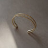 Tutti & Co Braid Bangle Gold (BR631G)