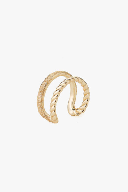 Tutti & Co Braid Ring Gold (RN335G) - Image 2