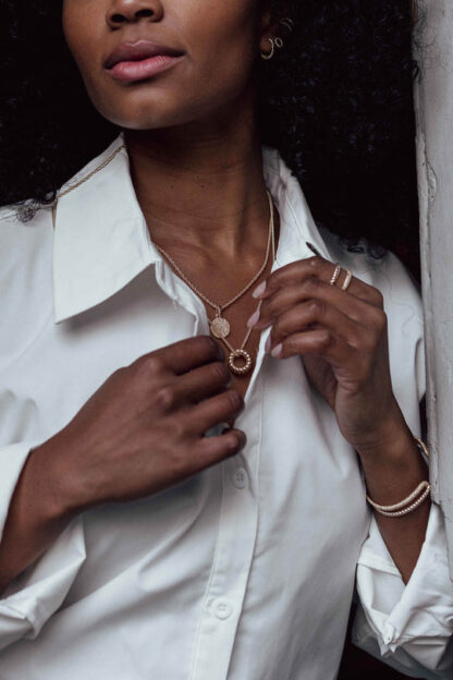 Tutti & Co Braid Ring Gold (RN335G) - Image 3