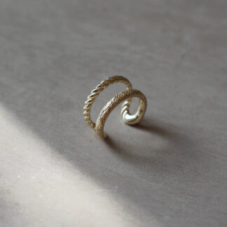 Tutti & Co Braid Ring Gold (RN335G)