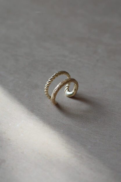 Tutti & Co Braid Ring Gold (RN335G)