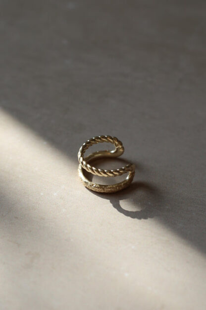 Tutti & Co Braid Ring Gold (RN335G) - Image 4