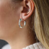 Tutti & Co Dew Earrings Silver (EA619S)