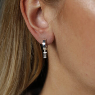 Tutti & Co Gleam Earrings Silver (EA593S)