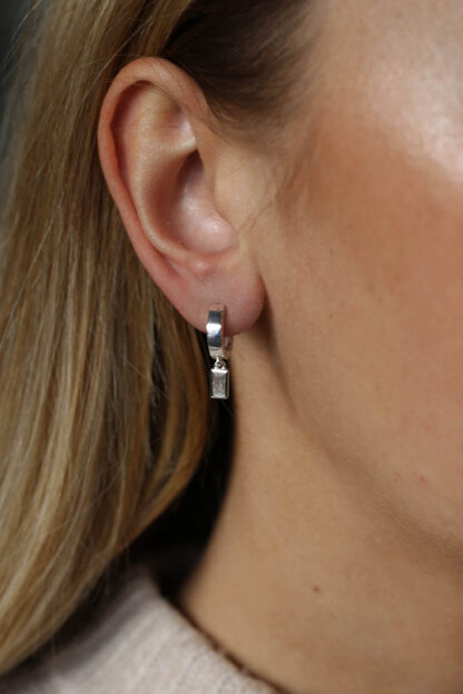 Tutti & Co Gleam Earrings Silver (EA593S)