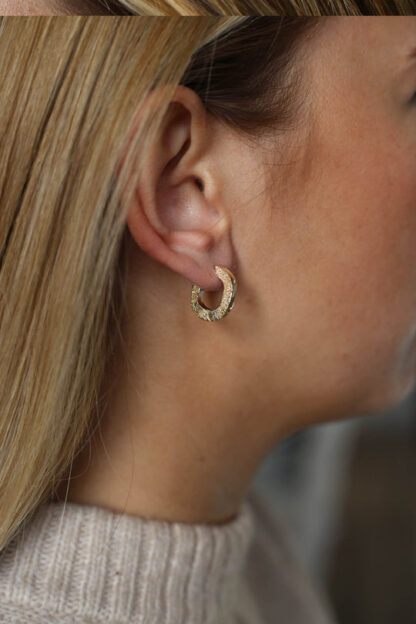 Tutti & Co Shoal Earrings Gold (EA613G)
