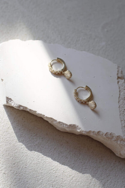 Tutti & Co Shore Earrings Gold (EA595G) - Image 3