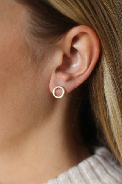 Tutti & Co Wave Earrings Gold (EA607G)