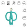Matchstick Monkey Original Teether Toy GREEN - Image 3