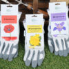 Gold Leaf RHS Gardening Gloves Ladies Poppy - Image 3
