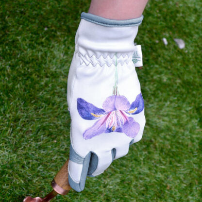 Gold Leaf RHS Gardening Gloves Ladies Iris