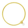 Claudia Bradby Essential Gold Pearl Bangle - Image 2