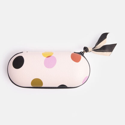 Caroline Gardener Pink Colourful Spot Zip Around Glasses Case - Image 2